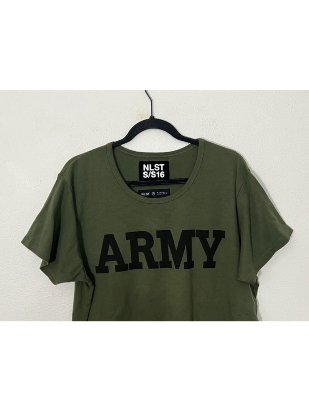 NLST Short Sleeve Green Army T Shirt Size XL - Picture 2 of 14